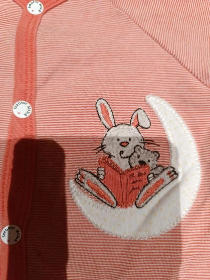 Pyjama coton mixte Sergent Major 3 mois 60 cm - photo numéro 3