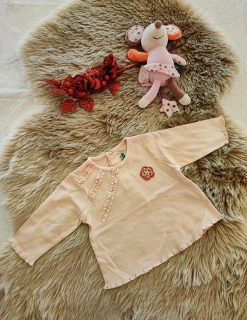 T-shirt rose sergent major 6 mois