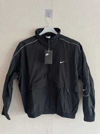 Veste de survêtement Nike Tissée Noir/blanc