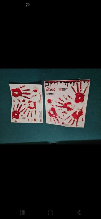 Planches de stickers repositionnables halloween