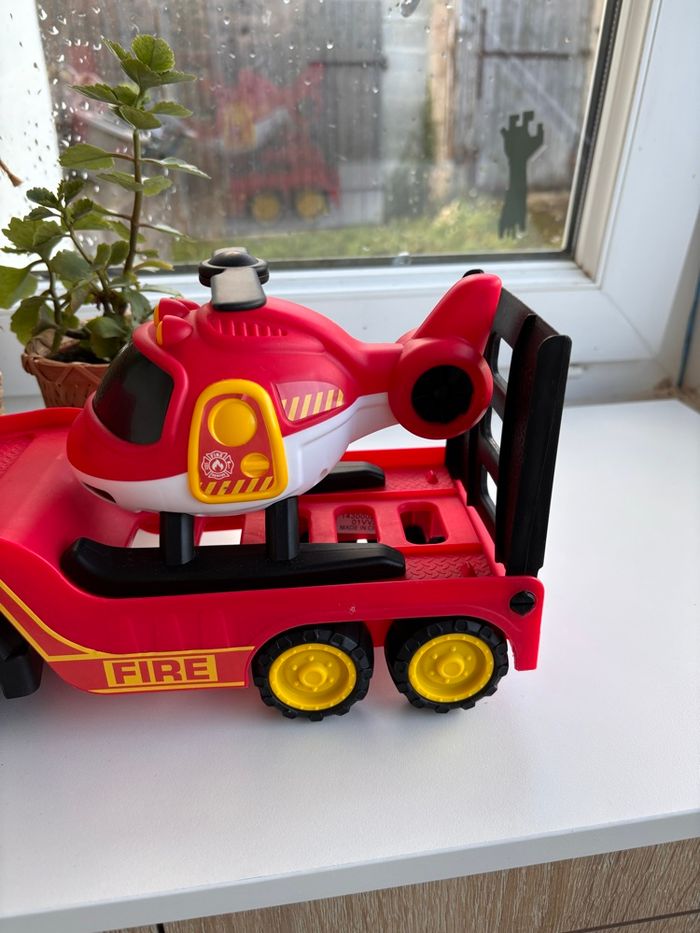 Camion dépanneuse et hélicoptère - jeu enfant - photo numéro 4