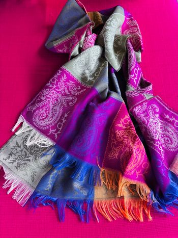 Grande Etole jacquard Damart Tissage jacquard