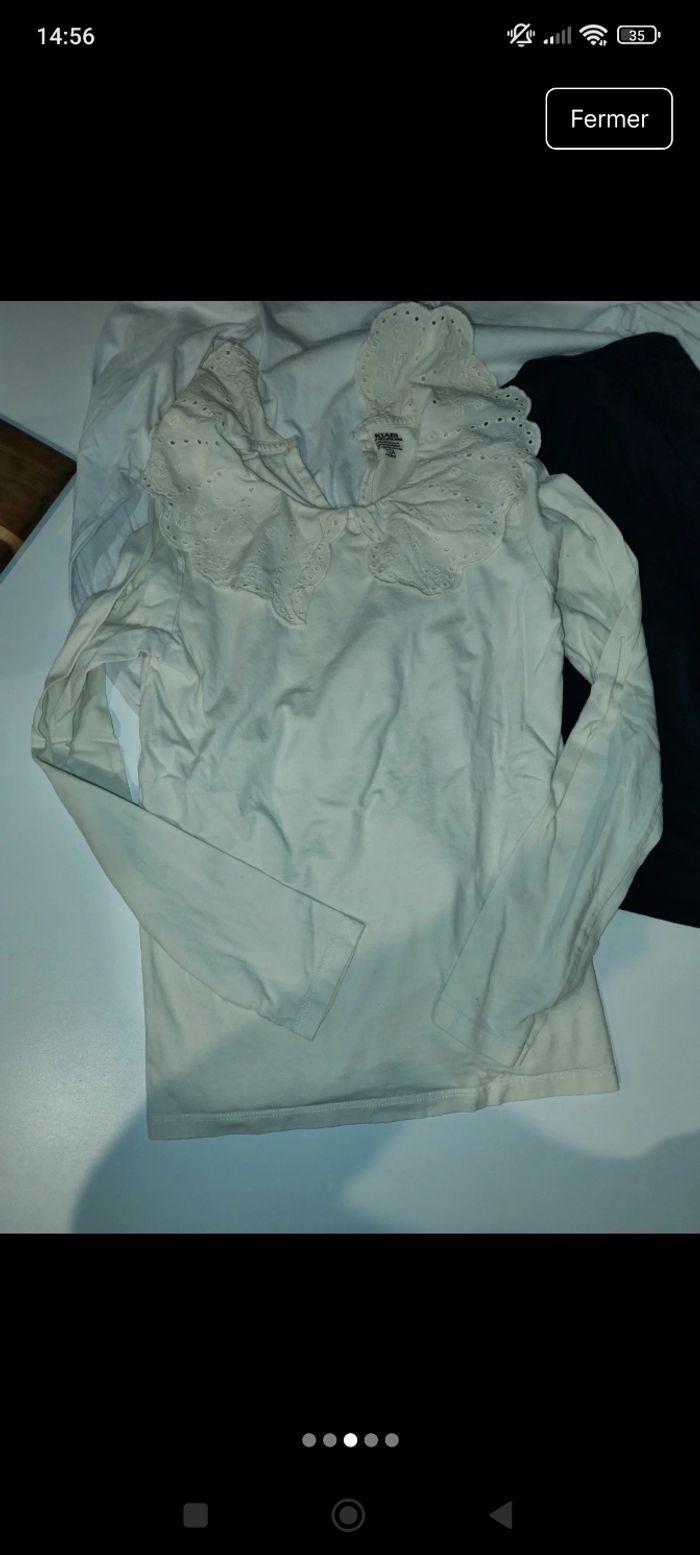 Lot tee shirts fille 12 ans - photo numéro 3