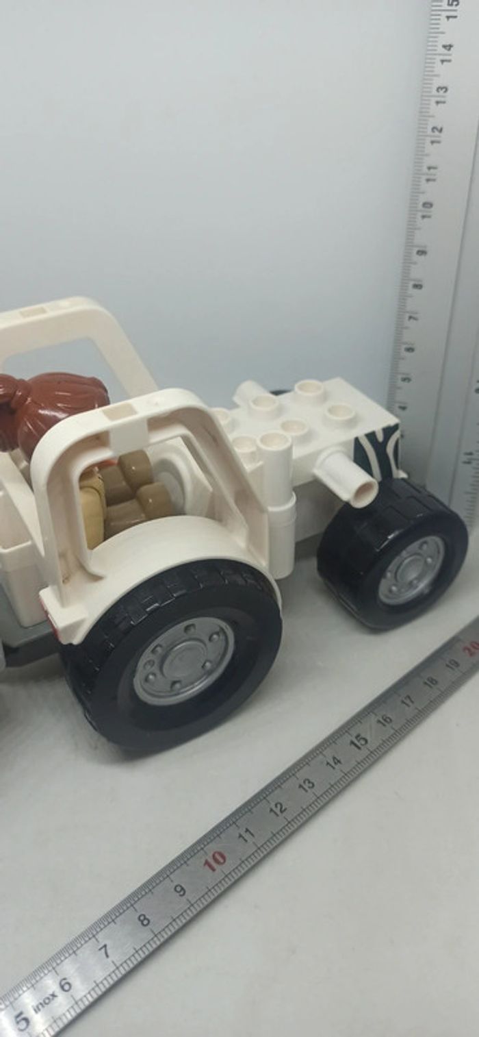 Véhicule tracteur de zoo avec remorque lego duplo - photo numéro 8