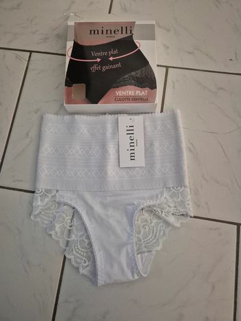 Culotte ventre plat effet gainant"Minelli" en dentelle