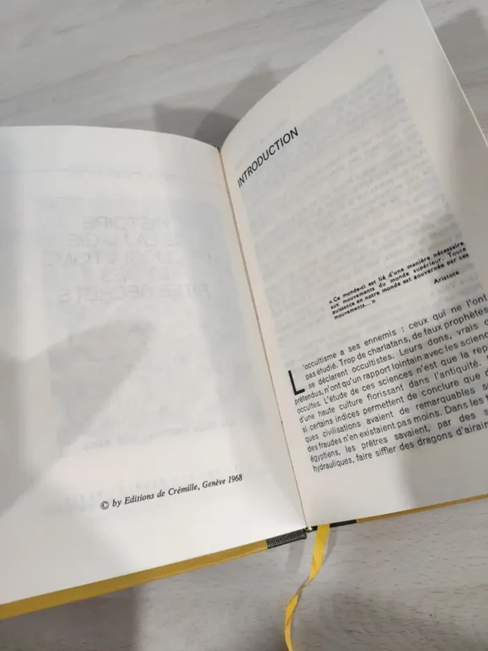 Livre Histoire de la magie et de l'occultisme tome 1 Cremille Hemmert Roudene - photo numéro 4