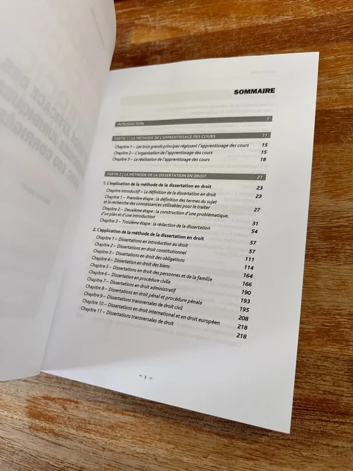 Livre, méthode, efficace des exercices juridiques avec 100 corriger - photo numéro 7