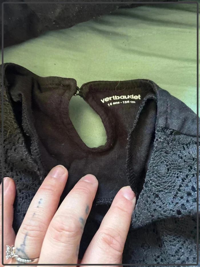 T shirt manche longue taille 14ans marque verbaudet - photo numéro 4