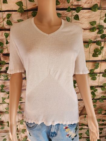 🌸Tshirt MC Blanc Pauporté Taille 40🌸