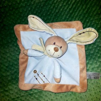 Doudou Lapin bleu et beige Simba Toys