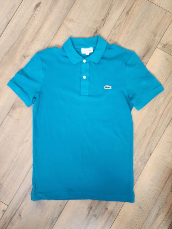 Polo lacoste bleu taille S neuf - photo numéro 2