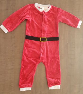 Combinaison Père Noël 9-12 mois