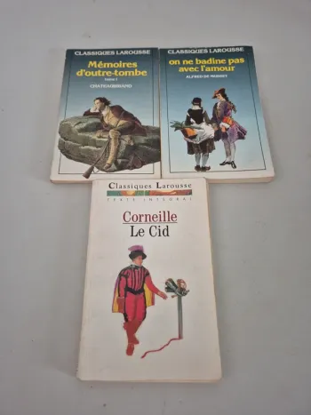 3 classiques Larousse pour 1 euro