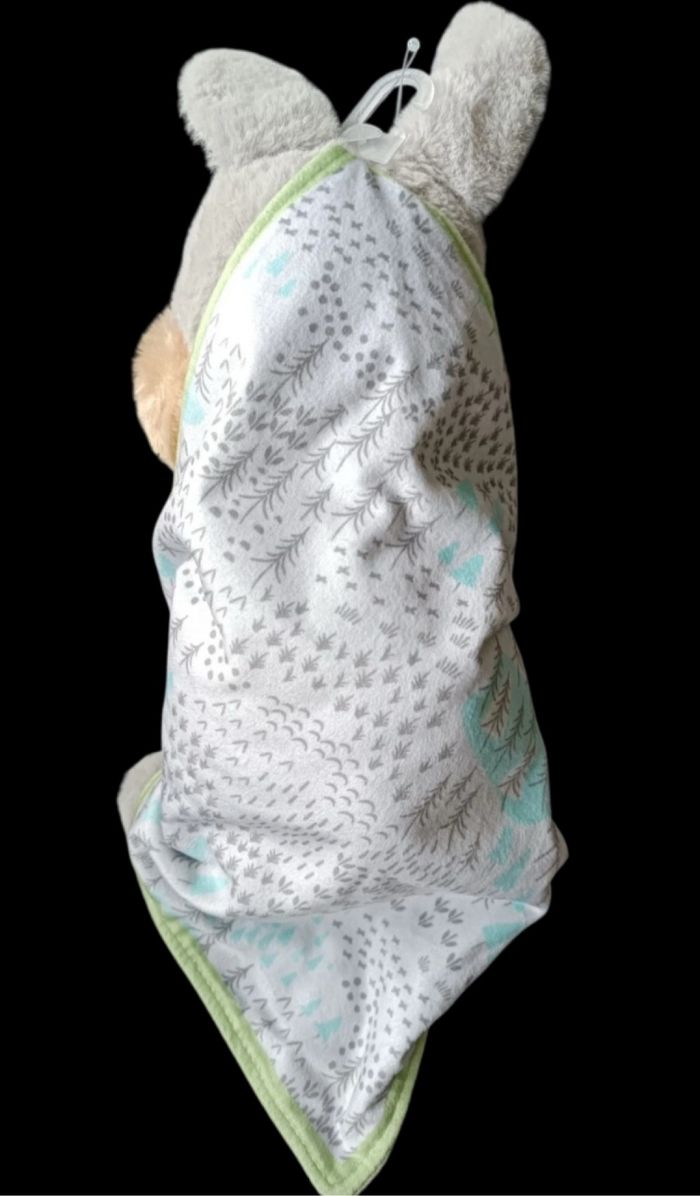 ❤️B201 Doudou Peluche Lapin  Panpan Bambi couverture Disney Simba - photo numéro 4