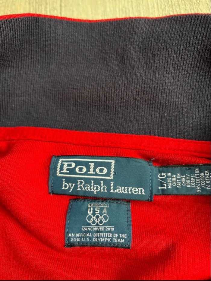 Ralph Lauren-Veste taille L-Rouge-Très bon état - photo numéro 2