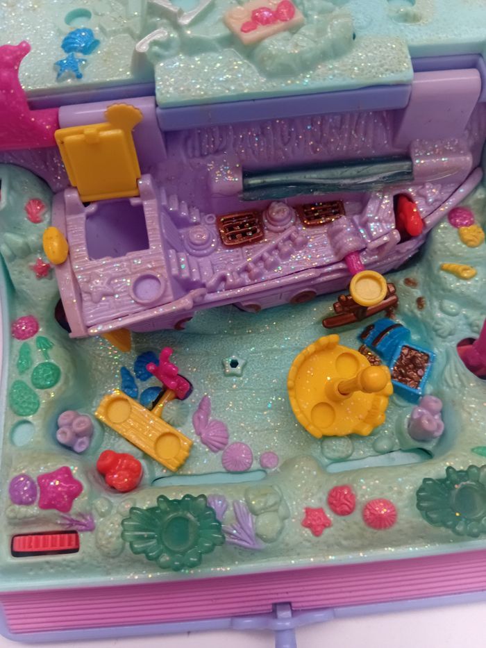 Polly pocket bluebird 1995 livre L'aventure pailletée des sirènes - photo numéro 8