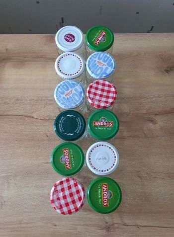 Pots en verre " 12 × 738 ml "