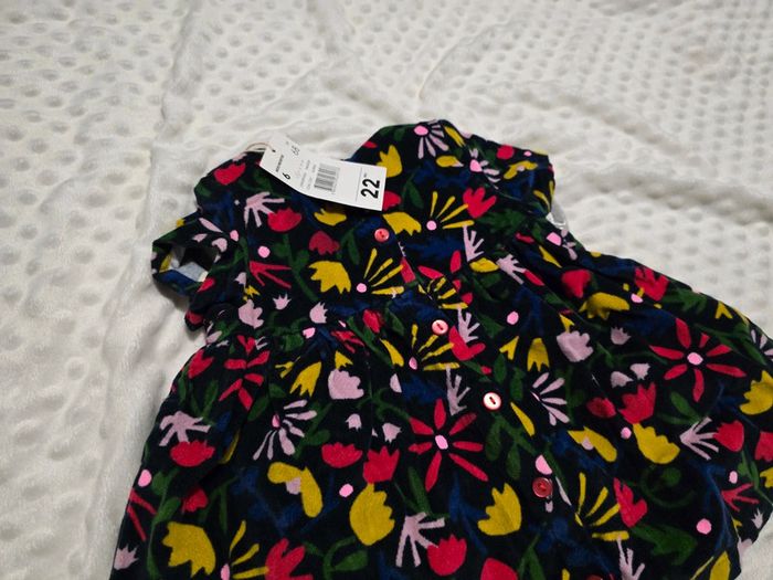 Robe fleurie - DPAM - 6M/68cm - photo numéro 6