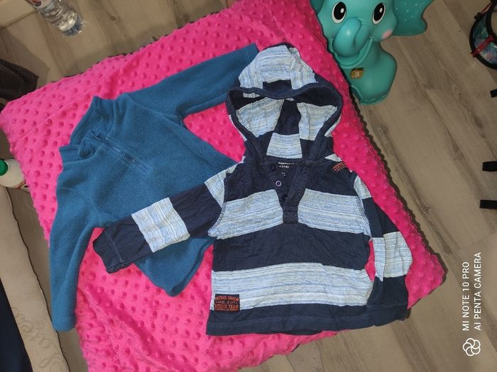 Petit polaire + petit pull leger