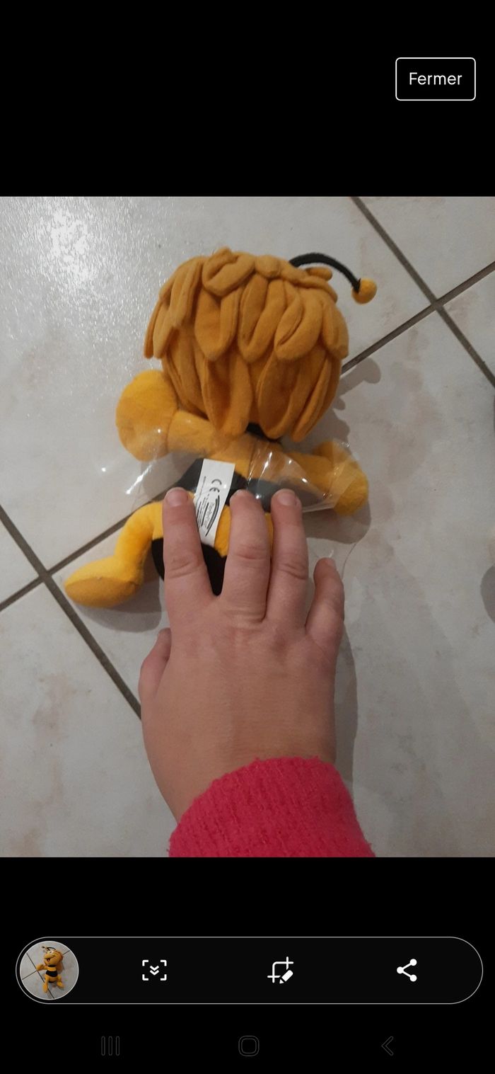 peluche dysney maya abeille - photo numéro 3