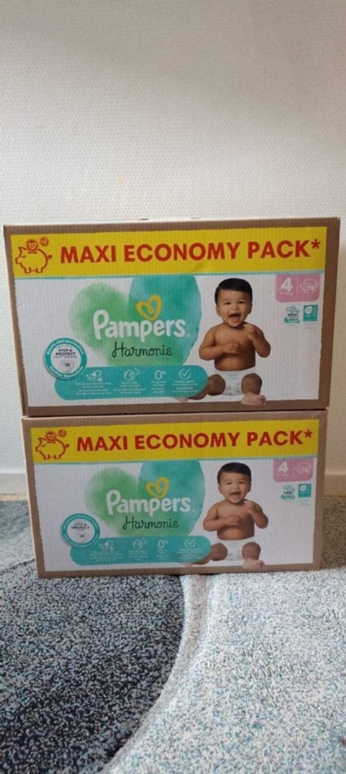 Couche Pampers harmonie taille 4 - photo numéro 3
