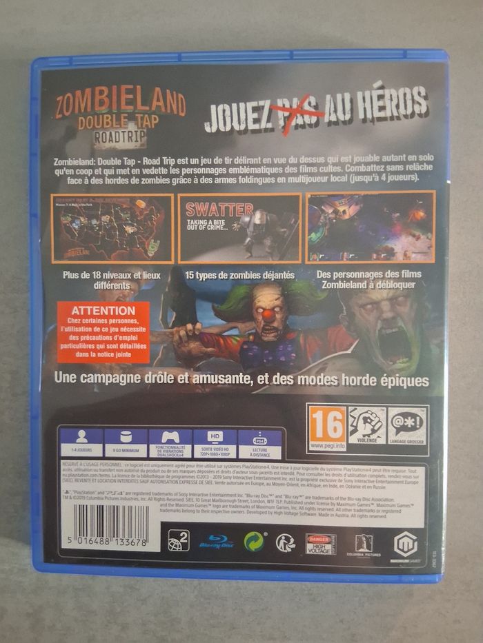 Jeux ps4 zombieland double tap roadtrip - photo numéro 3