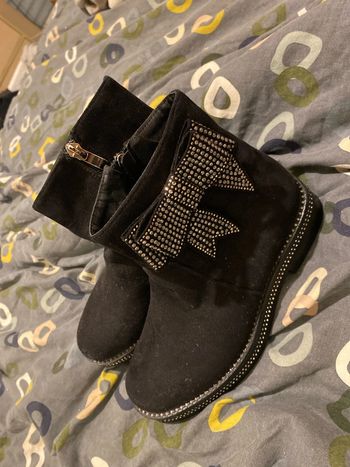 Botte brillante velours