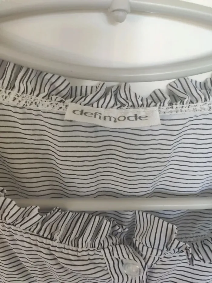 Defi Mode Robe tunique rayée S - photo numéro 7