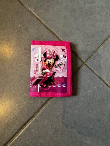 Portefeuille / Porte monnaie - Disney - Minnie - Bording pass / Avion / Valise / Bon voyage