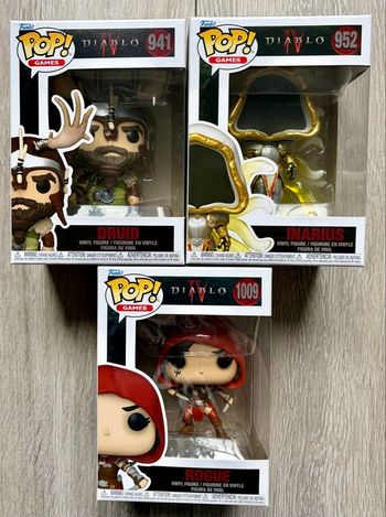 Lot de 3 Figurines Funko Pop Jeux Vidéos Diablo IV
