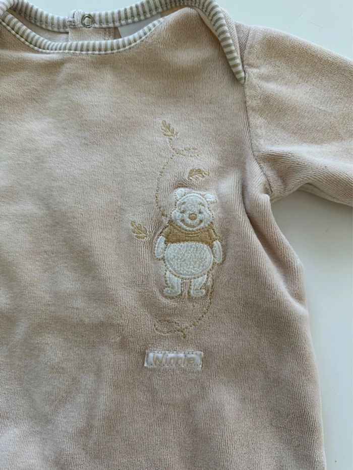 Pyjama en velours Winnie l’ourson - 1 mois - Disney - photo numéro 2