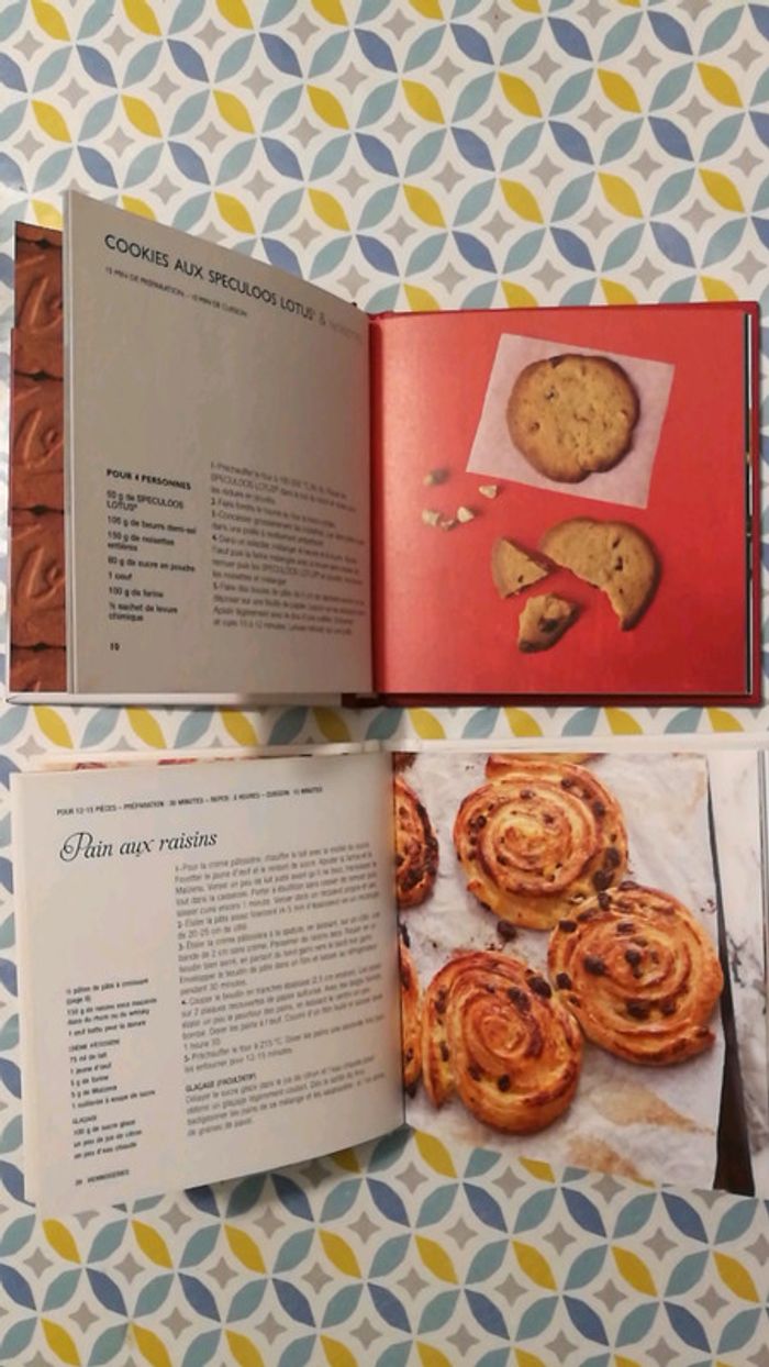 Lot 2 livres cuisine viennoiseries et speculoos - photo numéro 3