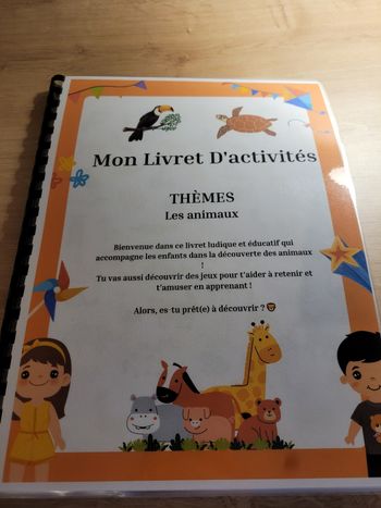 Livrets d'activités : Les animaux ✨️