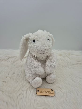 Doudou peluche Lapin Blanc Dani
