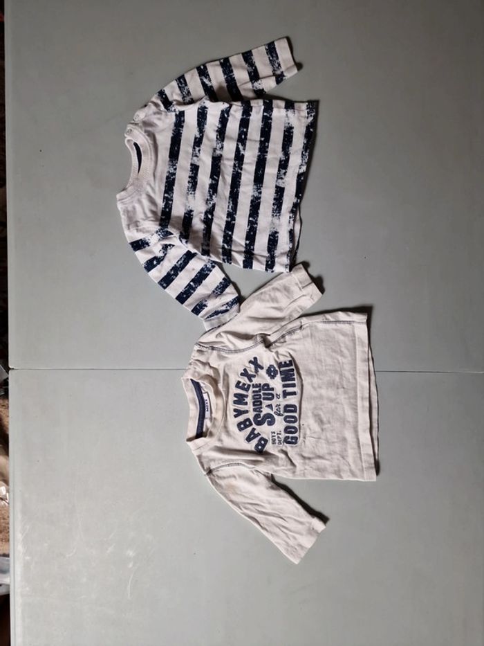 Lot tee-shirts + bodies manches longues