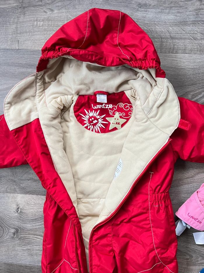 Combinaison ski taille 2 ans + moufles taille 2 ans + chaussettes 23/26 - photo numéro 2