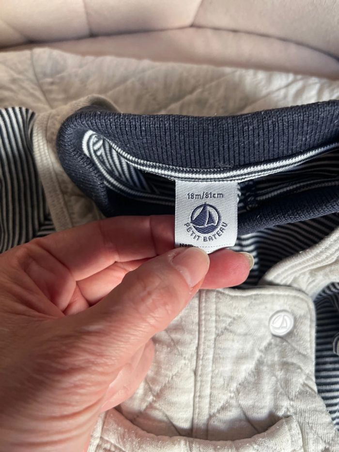 Ensemble 3 pièces molletonné 18 mois - Petit Bateau - photo numéro 6