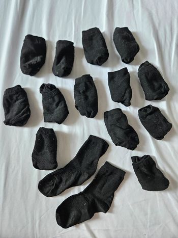 Lot de 16 paires de chaussettes fines