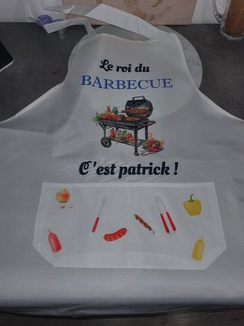 Tablier personnalisé