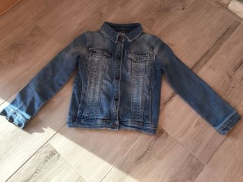 Veste en jean délavée
