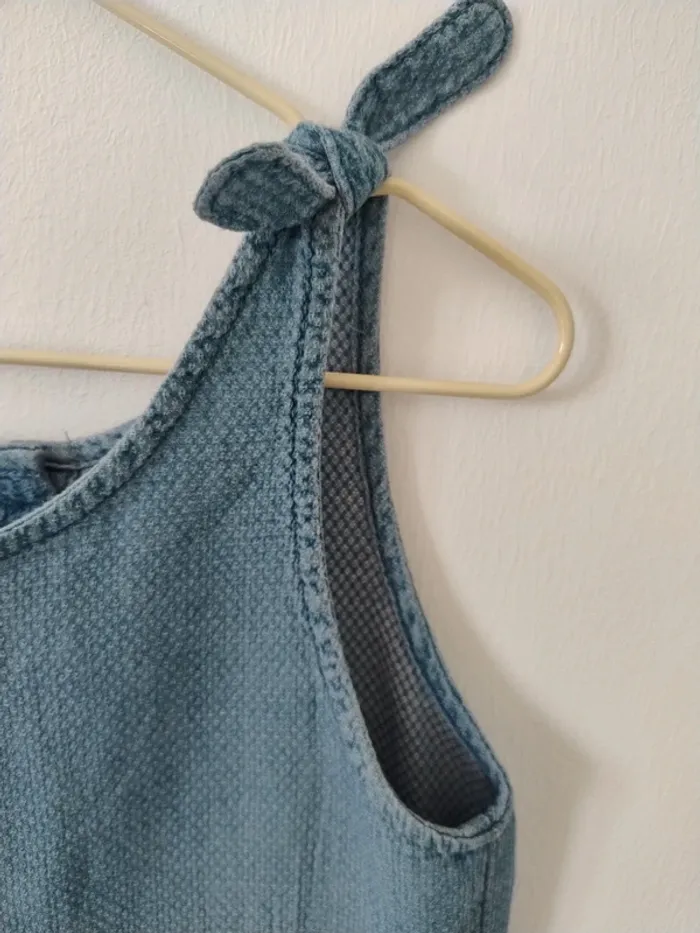 Combi shorts fille en 100% coton - photo numéro 3