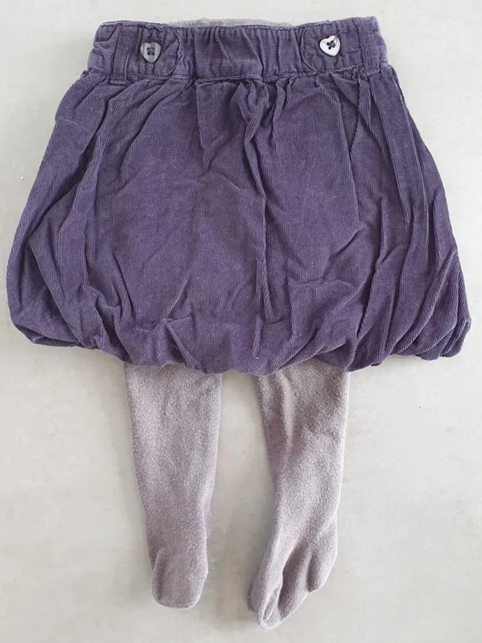 Jupe boule et son collant 18 mois