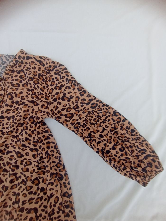 Robe manches longues imprimé léopard - photo numéro 6