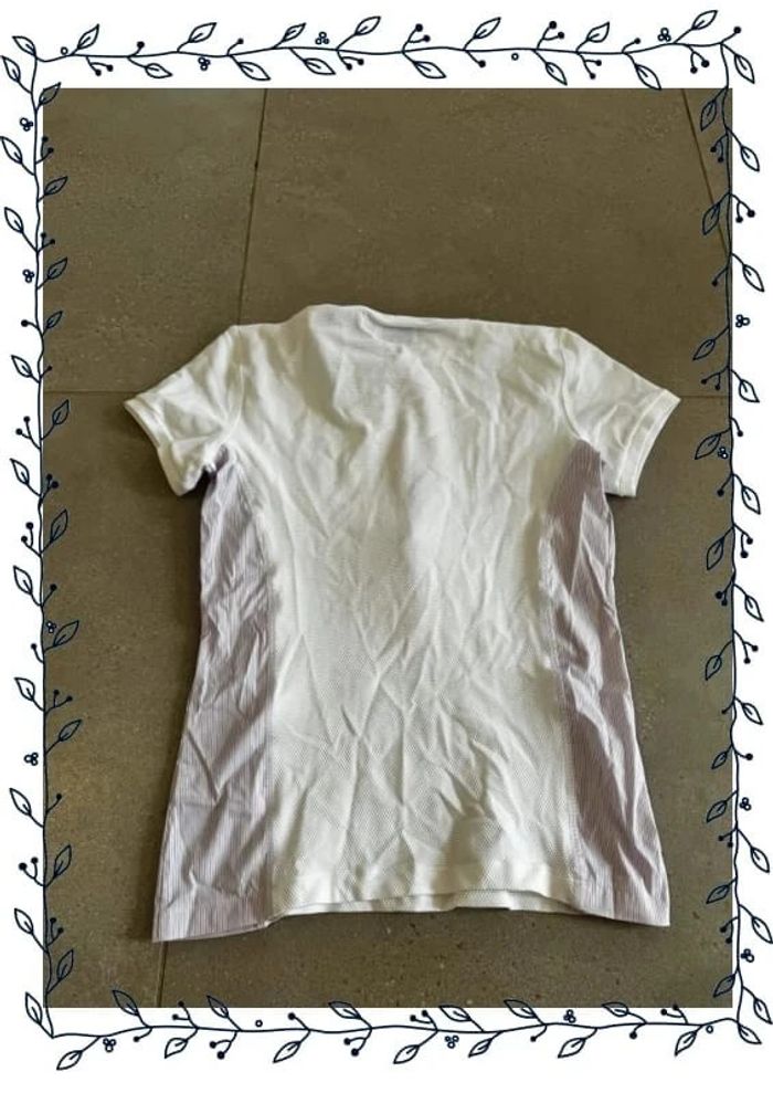 Polo rose et blanc Anna Scarpati taille L, neuf valeur 120€ - photo numéro 4