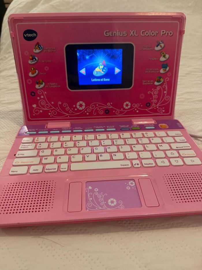 VTech - Ordinateur enfant Genius XL Color Pro (rose) - photo numéro 3