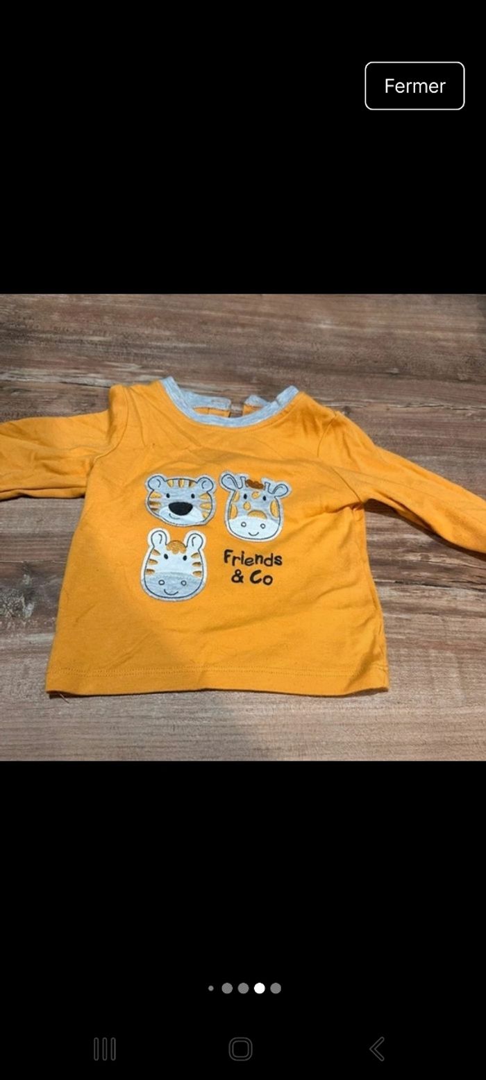 T-shirt manche longue 6 mois - photo numéro 3