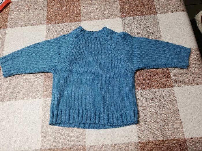 Pull bleu 3 mois neuf - photo numéro 3