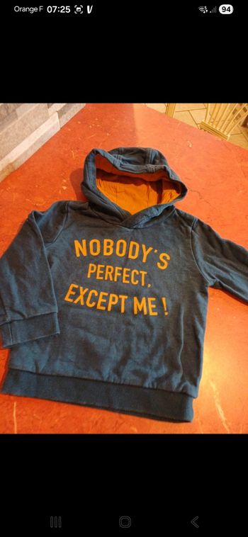 Sweat garçon taille 3 ans