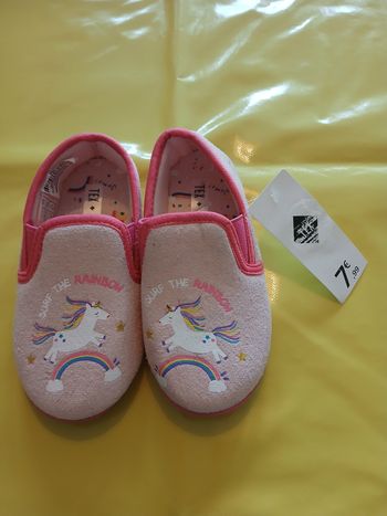 chaussons fille licorne tex 28