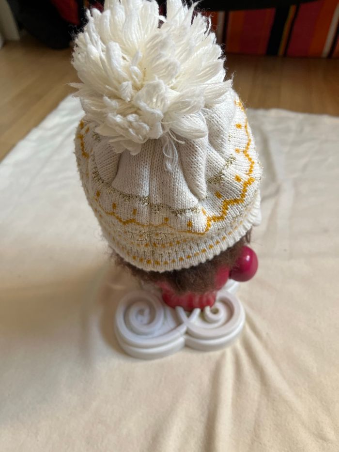 Bonnet pompon 2 à 3 ans - photo numéro 2